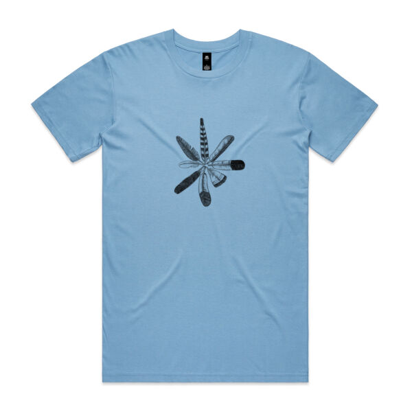 Circle of Feathers (black) Tee Thumbnail