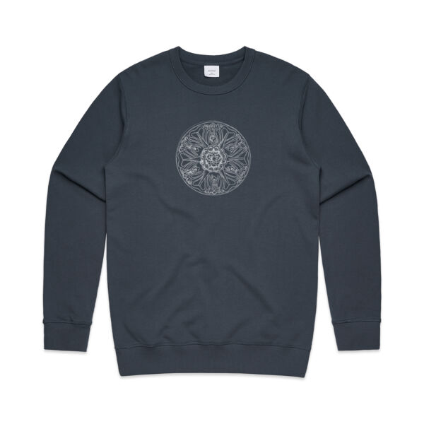 Ceiling Rose (white) Sweatshirt Thumbnail